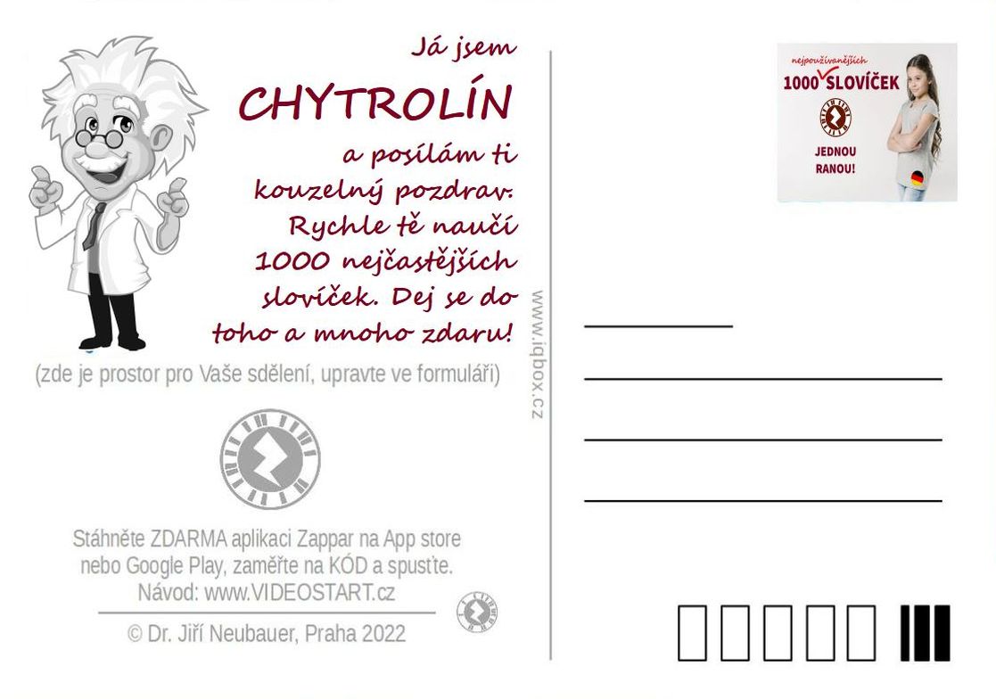 CHYTRÉ PŘÁNÍ TI DODÁ ODVAHU